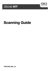 Oki CX1145MFP CX1145 MFP Scanning Guide