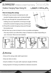 Pyle SLSWNG250 Instruction Manual