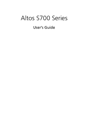 Acer Altos S700 User Manual