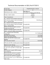 Acer Chromebase 24i2 ErP Energy-related Product directive technical document