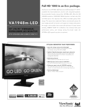 ViewSonic VA1948m-LED VA1948m-LED Datasheet Hi Res (English, US)