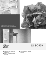 Bosch B30IR800SP Instructions for Use
