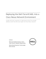 Dell Force10 C150 Deploying the Dell Force10 MXL into a Cisco Nexus Network Environment