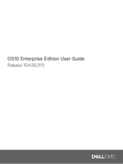 Dell PowerSwitch S4048T-ON OS10 Enterprise Edition User Guide Release 10.4.0ER1