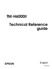Epson TM H6000 Technical Reference