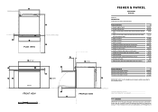 Fisher and Paykel OB24SDPTDX2 Datasheet Oven