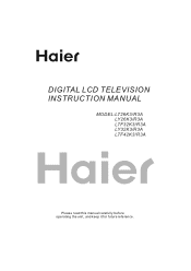 Haier LT26K3 User Manual