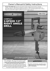Harbor Freight Tools 97622 User Manual