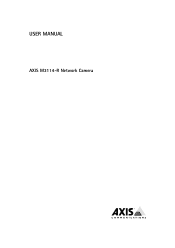 Axis Communications M3114-R M3114-R Network Camera - User Manual