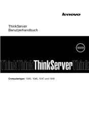 Lenovo ThinkServer RD240 (German) Installation and User Guide