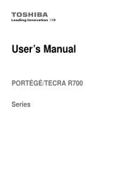 Toshiba Tecra R700 PT318C-00Y002 Users Manual Canada; English