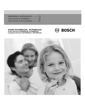 Bosch HCP36E51UC Installation Instructions