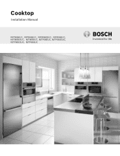 Bosch NIT8666UC Installation Instructions