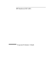 HP OmniBook xe3-gf HP Omnibook XE3-GF - Corporate Evaluators Guide - Edition 4