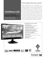 ViewSonic VX2450wm-LED VX2450wm-LED Datasheet