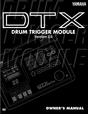 Yamaha DTX Owner's Manual