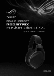 Asus ROG Strix Fusion Wireless Quick Start Guide for Multiple Languages