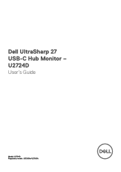 Dell U2724D UltraSharp 27 Monitor – Users Guide