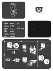 HP 4600dn HP Color LaserJet 4600 series printer - 500-Sheet Feeder Install Guide