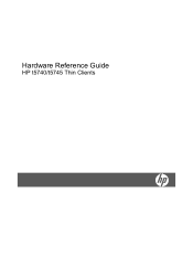HP t5740 Hardware Reference Guide HP t5740/t5745 Thin Clients
