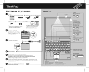 Lenovo ThinkPad T41p Russian  - Setup Guide for ThinkPad R50, T41 Series