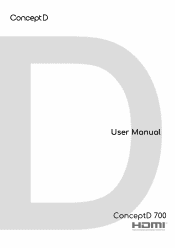 Acer ConceptD 700 User Manual