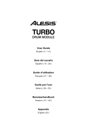 Alesis Turbo Mesh Kit Turbo Drum Module - User Guide v1.2