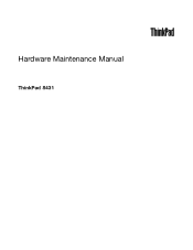 Lenovo ThinkPad S431 Hardware Maintenance Manual