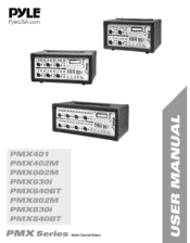 Pyle UPMX802M User Manual