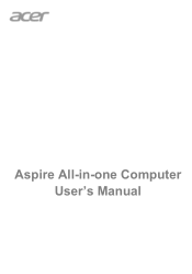 Acer Aspire C22-860 User Manual
