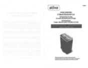Ativa DQ60M Product Manual