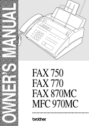 Brother International MFC-970MC Users Manual - English