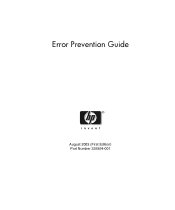 HP ML115 Error Prevention Guide