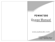 Pyle PDWM7300 PDWM7300 Manual 1