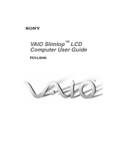 Sony PCV-LX900 VAIO User Guide