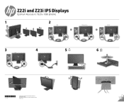 HP Z Display Z22i Setup Poster