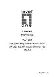 LevelOne WAP-6101 Manual