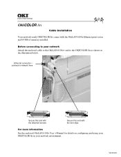 Oki OKICOLOR8n Cable Installation Instructions