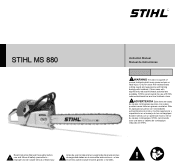 Stihl MS 880 MAGNUM174 Instruction Manual