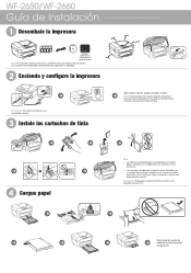 Epson WorkForce WF-2660 Installation Guide (Spanish)