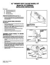 Poulan 917GWN42A User Manual