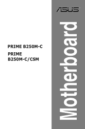 Asus PRIME B250M-C Users Manual English