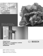 Bosch B30IB900SP Installation Instructions