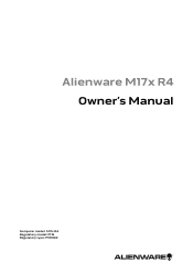 Dell Alienware M17x R4 Owner's Manual