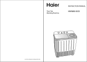 Haier HWM80-SX3 User manual