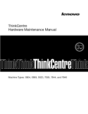 Lenovo ThinkCentre A70 Hardware Maintenance Manual for ThinkCentre A70