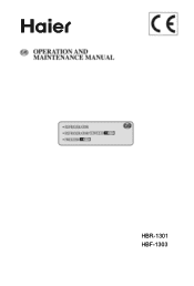 Haier HBF-1303 User Manual