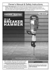 Harbor Freight Tools 62343 User Manual