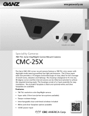 Ganz Security CMC-25X Specifications