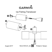Garmin Ice Fishing Transducers GT8GT10 Instructions